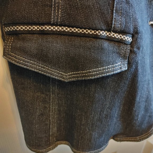 Ladies Alia Dark Wash Denim Jacket Size 10 - Picture 4 of 5